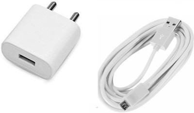 Setster 5 W 3.1 A Mobile Charger with Detachable Cable(White, Cable Included)
