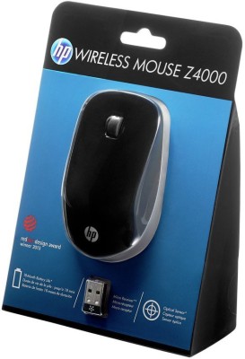 HP Z4000 Wireless Optical Mouse  (2.4GHz Wireless, Black)