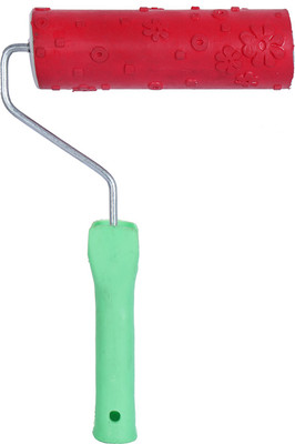 JAI BRUSH INDUSTRIES 7InchesFlowerDesignPatternRollerBrushForWallPainting JAI_056 Paint Roller(Pack of 1)
