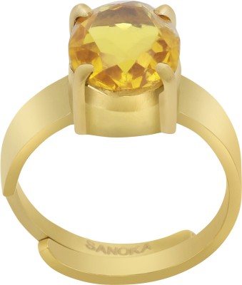 Sanoka 6.5 Ratti Alloy Topaz Ring