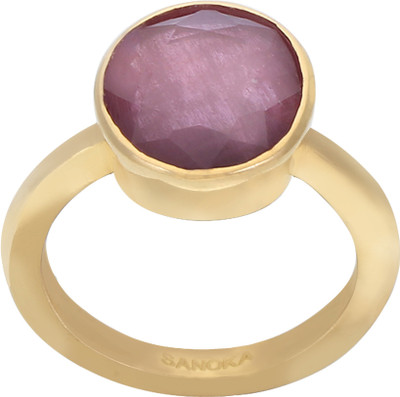 Sanoka 9.25 Ratti Alloy Ruby Ring