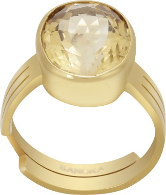 Sanoka 10.5 Ratti Alloy Topaz Ring