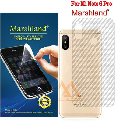 MARSHLAND Back Screen Guard for Flexible Anti Scratch Bubble Free Back Screen Guard, Mi Redmi Note 6 Pro, Oleo Phobic Coating To Help Reduce Fingerprints(Pack of 1)