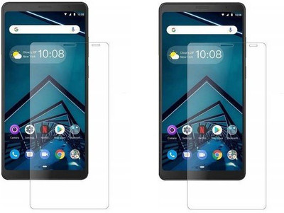 A-Allin1 Tempered Glass Guard for lenovo V7(Pack of 2)