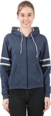 CHECKERSBAY Full Sleeve Solid Women Sweatshirt
