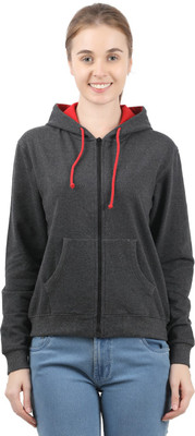 CHECKERSBAY Full Sleeve Solid Women Sweatshirt