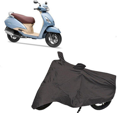 Adhvik Two Wheeler Cover for Piaggio(Grey)