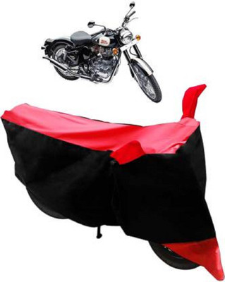 High Quality Waterproof Two Wheeler Cover for Royal Enfield(Thunderbird 500, Red, Black)