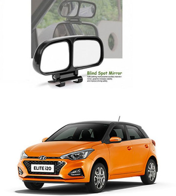 PRTEK Manual Remote Blind Spot Mirror For Hyundai Elite i20(Center)