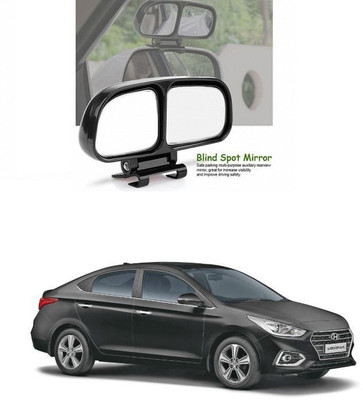 PRTEK Manual Remote Blind Spot Mirror For Hyundai Verna(Center)