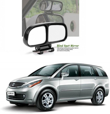 PRTEK Manual Remote Blind Spot Mirror For Tata Aria(Center)