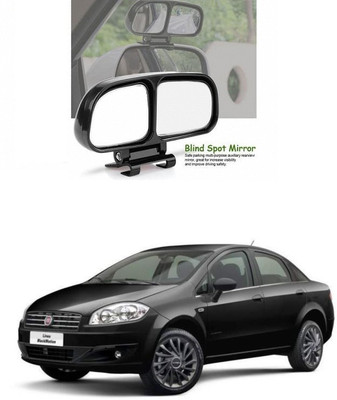 PRTEK Manual Remote Blind Spot Mirror For Fiat Linea(Center)