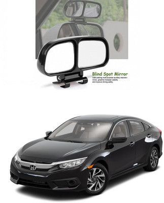 PRTEK Manual Remote Blind Spot Mirror For Honda Civic(Center)