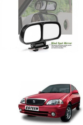 PRTEK Manual Remote Blind Spot Mirror For Maruti Suzuki Esteem(Center)