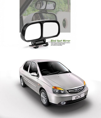 PRTEK Manual Remote Blind Spot Mirror For Tata Indigo(Center)
