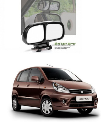 PRTEK Manual Remote Blind Spot Mirror For Maruti Suzuki Zen Estilo(Center)