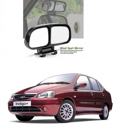 PRTEK Manual Remote Blind Spot Mirror For Tata Indigo CS(Center)
