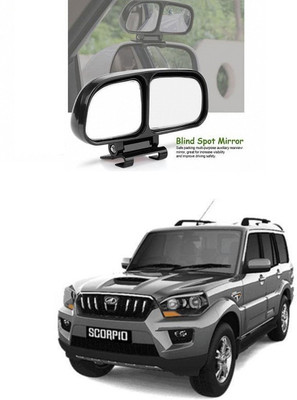 PRTEK Manual Remote Blind Spot Mirror For Mahindra Scorpio(Center)
