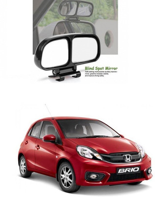 PRTEK Manual Remote Blind Spot Mirror For Honda Brio(Center)