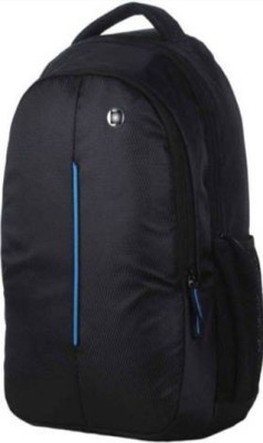 codetrot Expandable Laptop Backpack 20 L Backpack (Black) 20 L Laptop Backpack(Black)