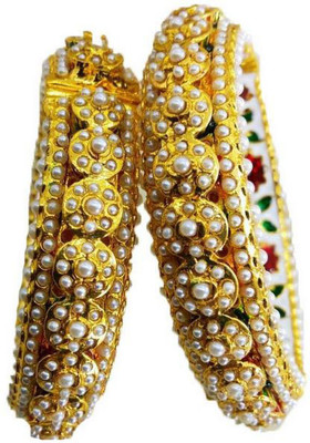 R.Alamin Gold Brass Bangle(Pack of 2)