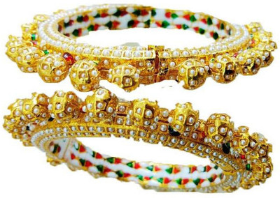 R.Alamin Gold Brass Bracelet Set(Pack of 2)
