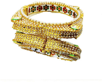 R.Alamin Gold Brass Bangle(Pack of 2)