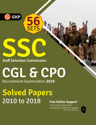Ssc Cgl & CPO 2019 Graduate Level Exams Solved Papers (2010-2018) 56(English, Paperback, unknown)