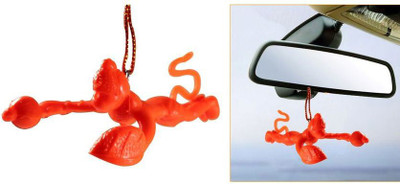 NJ STAR Hindu God Idol Flying Hanuman Ji Car Hanging Ornament(Pack of 1)
