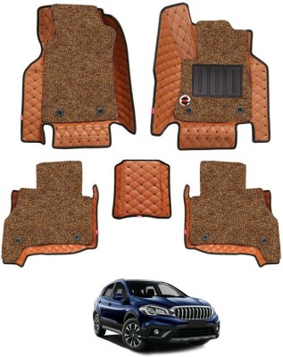 elegant Leatherite 7D Mat For  Maruti Suzuki S-Cross(Brown)