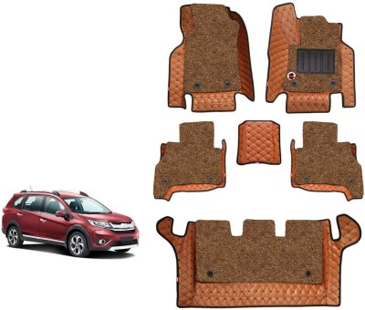 elegant Leatherite 7D Mat For  Honda BR-V(Brown)