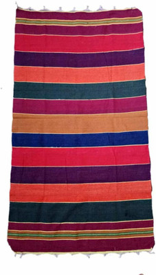 Softy Multicolor Cotton Dhurrie(3 ft,  X 170 cm, Rectangle)