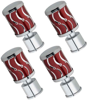 GROWNIX Red Rod Rail Bracket Metal(Pack of 4)