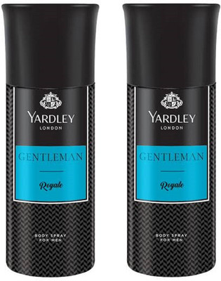 Yardley London Gentleman Royale Body Spray For Men 150ML Each (Pack of 2) Body Spray  -  For Men(300 ml, Pack of 2)