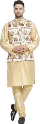 BEN COOPER Men Kurta Pyjama Ethnic Jacket Set