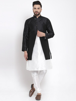ABH Lifestyle Men Kurta Churidar Ethnic Jacket Set