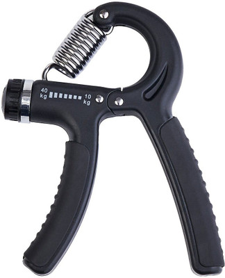 UWON Hand Grip Strengthener Strength Trainer Adjustable Resistance Non-Slip Gripper Hand Grip/Fitness Grip(Black)