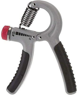 UWON Hand Grip Strengthener Strength Trainer Adjustable Resistance Non-Slip Gripper Hand Grip/Fitness Grip(Grey)