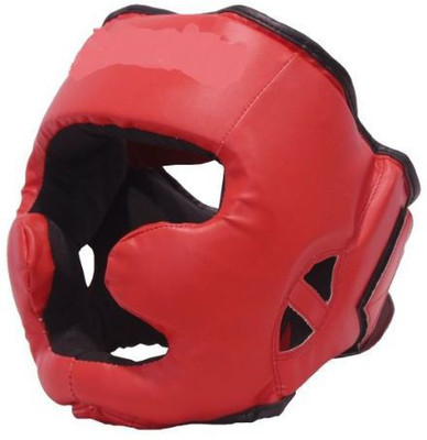 KK CRAFT RF-HG-02 100-Percent-Cotton-Jersey Head Guard (Red) xtra large Boxing Head Guard(Red)