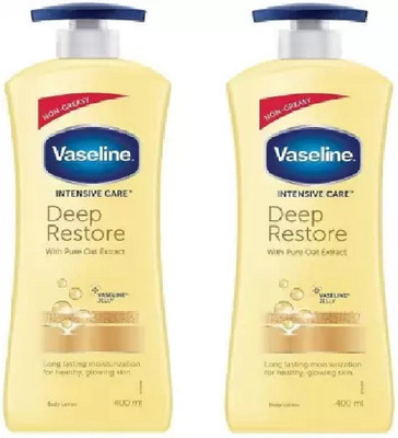 Vaseline Intensive Care Deep Restore Body Lotion (400 ml X 2)(800 ml)