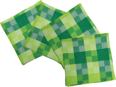 OASIS YDN-OH-0014 Green Cloth Napkins(4 Sheets)