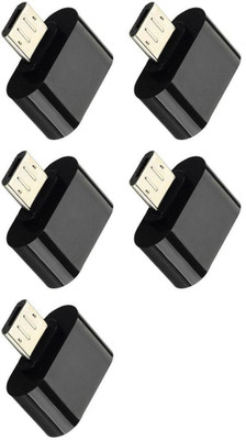 Shivsoft Micro USB OTG Adapter(Pack of 5)