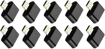 Shivsoft Micro USB OTG Adapter(Pack of 10)