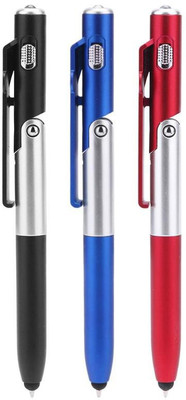 stupefying Stick ballpoint pen Multi-function Pen(Pack of 6, Ink Color - Multicolor)