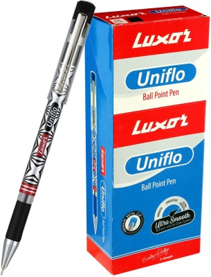 LUXOR UNIFLO Ball Pen(Pack of 20, Black)