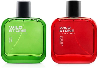 Wild Stone Forest Spice and Ultra Sensual EDP Perfume 50ML Each (Pack of 2) Eau de Parfum  -  100 ml(For Men)