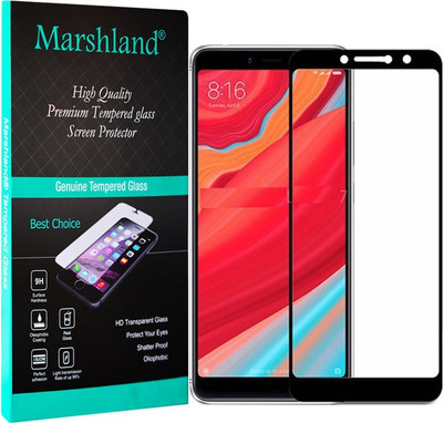 MARSHLAND Edge To Edge Tempered Glass for Redmi S2(Pack of 1)