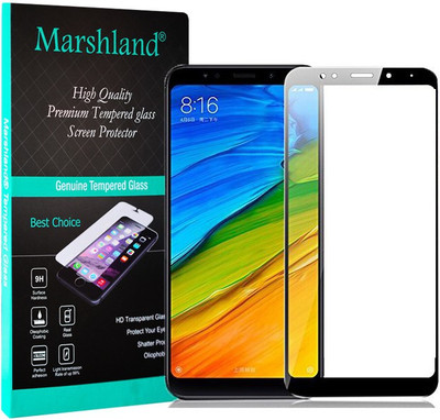 MARSHLAND Edge To Edge Tempered Glass for Mi Redmi 5(Pack of 1)