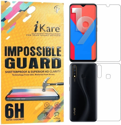 iKare Front and Back Screen Guard for Vivo Y19(Pack of 2)