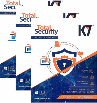 K7 Total Security 3 User 1 Year(CD/DVD)
